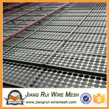 galvanized perforated metal mesh / round hole perforated metal